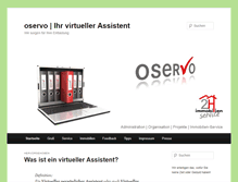 Tablet Screenshot of oservo.de